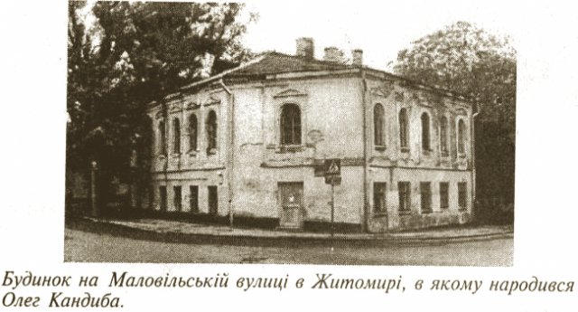 Будинок у Житомирі, в якому народився Олег Ольжич. ФОТО