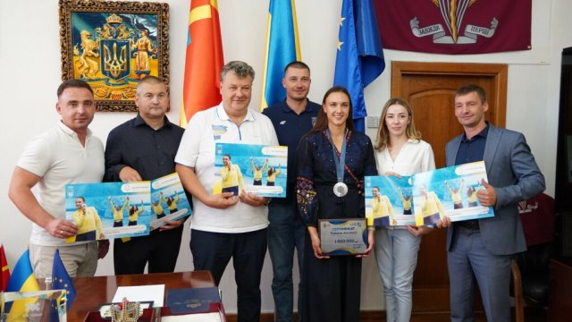 У Житомирі відбулася зустріч з Олімпійською призеркою Анастасією Рибачок. ФОТО