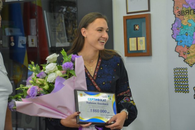 У Житомирі відбулася зустріч з Олімпійською призеркою Анастасією Рибачок. ФОТО