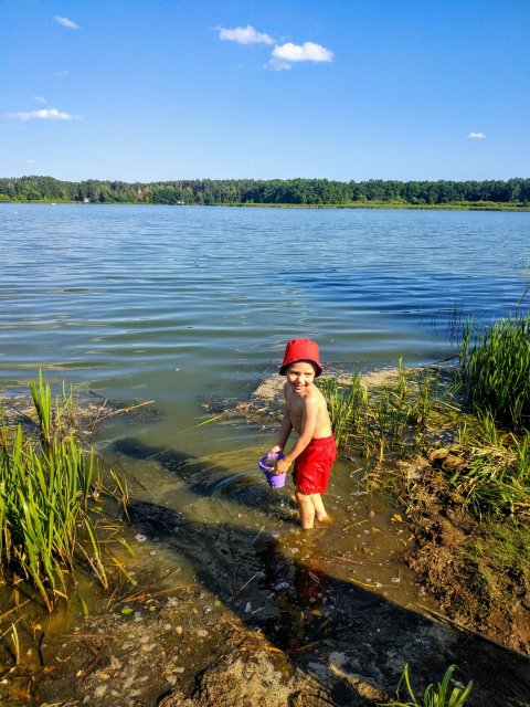 Мальовничий берег річки Тетерів у Житомирі. ФОТО