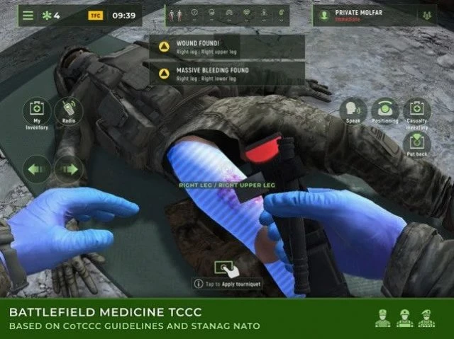 В Україні запрацював застосунок, який вчить тактичної медицини