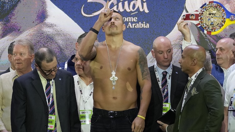Saudi Arabia Boxing Fury Usyk
