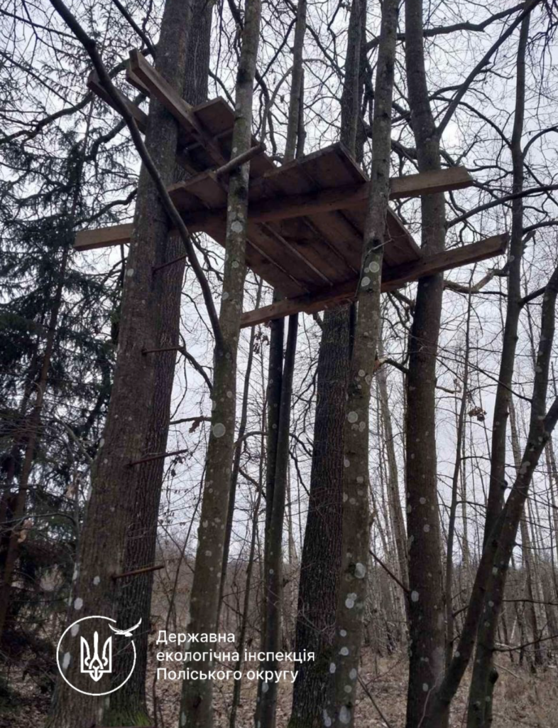 На Житомирщині екоінспектори виявили браконьєрські засідки та порушення правил полювання - Події. Джерело: Zhitomir-OnLine На Житомирщині екоінспектори виявили браконьєрські засідки та порушення правил полювання - фото №1