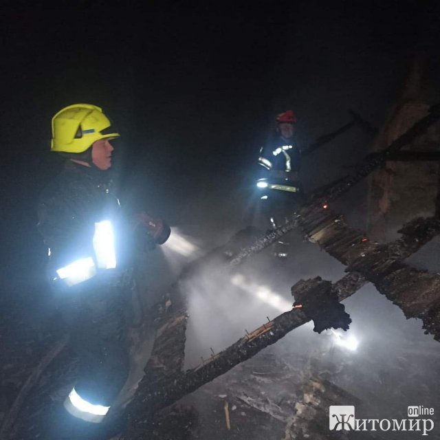 У селі Бердичівського району горів будинок: вогнеборці врятували двох чотирилапих. ФОТО У селі Бердичівського району горів будинок: вогнеборці врятували двох чотирилапих. ФОТО