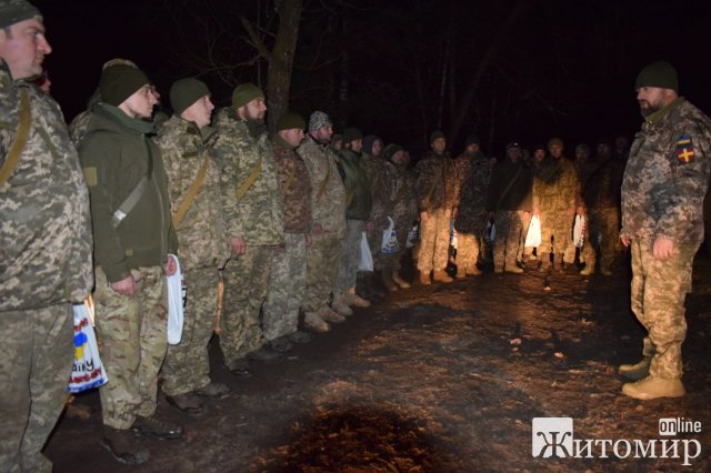 Як на півночі Житомирщини військові 115 бригади ТрО зустрічали Новий рік. ФОТО