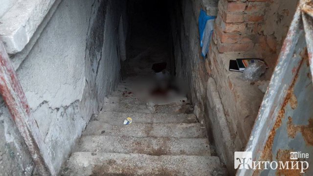 На Хлібній в Житомирі під час повітряної тривоги хлопець виявив в укритті тіло людини