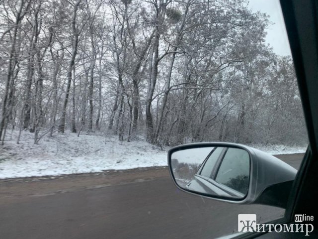 Житомирські поліцейські закликають водіїв дотримуватись правил безпеки на дорогах в зимову пору