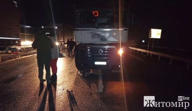 На автодорозі в Житомирській області житель Рівненщини на Renault на смерть збив пішохода ФОТО