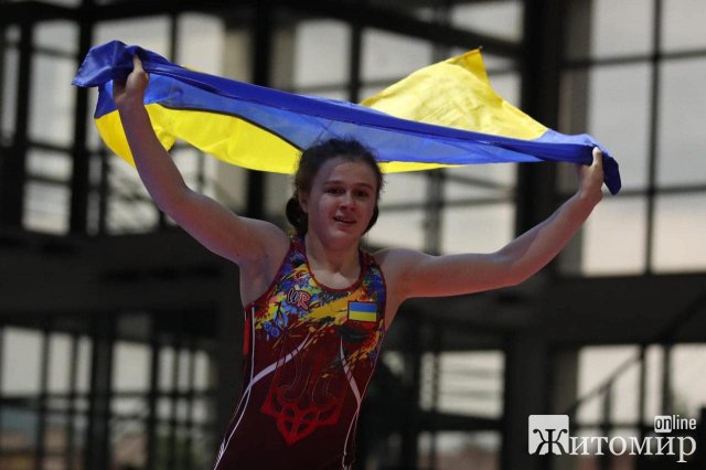 Спортсменка з Житомирщини виборола чемпіонат Європи з вільної боротьби
