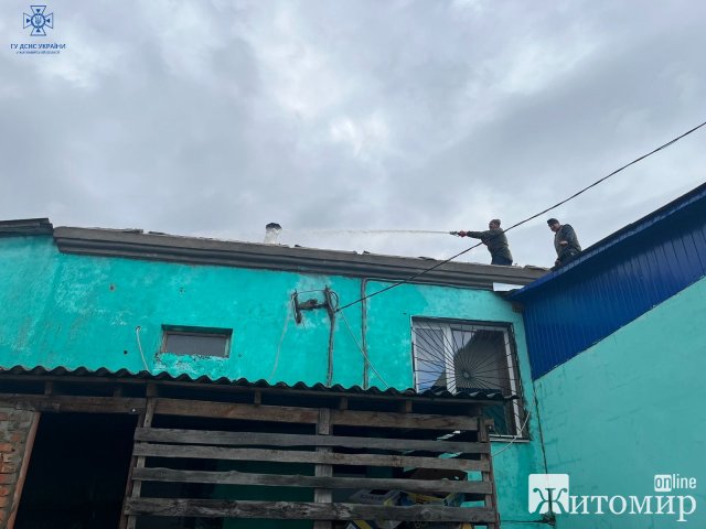 У селі на півночі Житомирщини горів магазині будівельних матеріалів. ФОТО