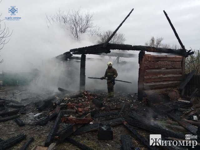 У селах Радомишльської та Любарської громад рятувальники під час гасіння пожеж виявили тіла двох чоловіків. ФОТО