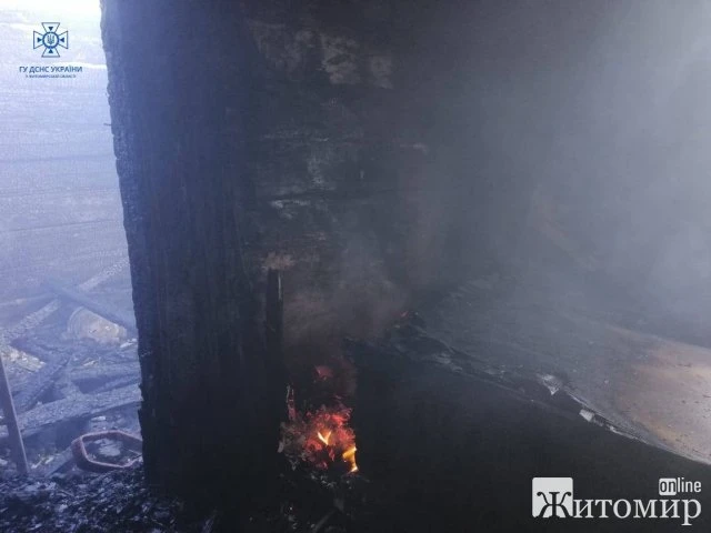 Минулої доби на пожежах в Житомирській області загинули двоє чоловіків