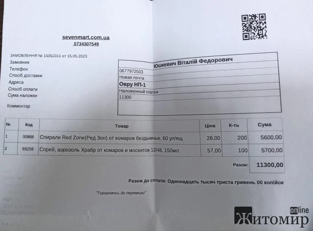 Підтримка прикордонникам Житомирщини. ФОТО