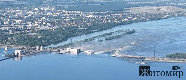 Російські війська підірвали Каховську ГЕС Російські війська підірвали Каховську ГЕС