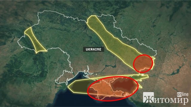 Україна багата газовими родовищами. ФОТОкарта