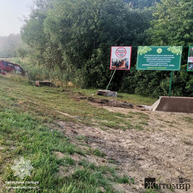 На трасі в Житомирській області водійка на Mitsubishi з На трасі в Житомирській області водійка на Mitsubishi з