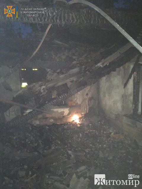 За добу на Житомирщині горіли два будинки. ФОТО За добу на Житомирщині горіли два будинки. ФОТО