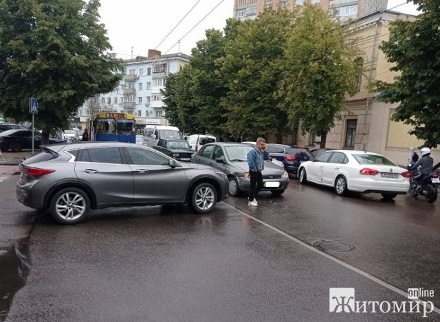ДТП біля міської ради в Житомирі