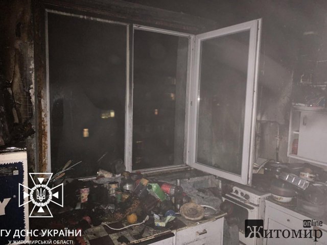 У Житомирі горіла квартира в багатоповерхівці, господар отримав опіки рук. ФОТО У Житомирі горіла квартира в багатоповерхівці, господар отримав опіки рук. ФОТО