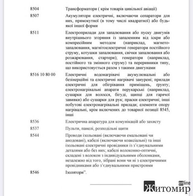 Уряд скасував ПДВ та ввізне мито на імпорт генераторів і акумуляторів Уряд скасував ПДВ та ввізне мито на імпорт генераторів і акумуляторів
