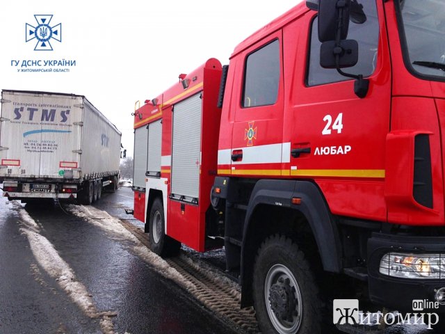 За добу рятувальники Житомирщини витягували авто із засніженого узбіччя, транспортували хвору та підвозили воду. ФОТО За добу рятувальники Житомирщини витягували авто із засніженого узбіччя, транспортували хвору та підвозили воду. ФОТО