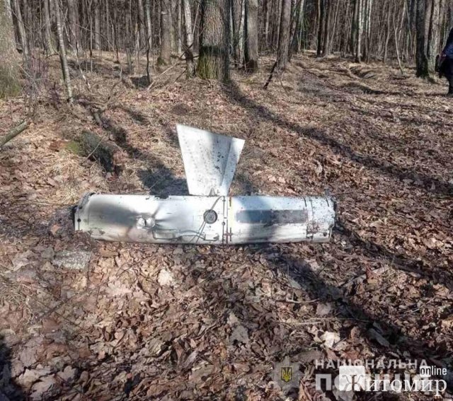 Біля Житомира та Коростишева впали дві ракети. ФОТО