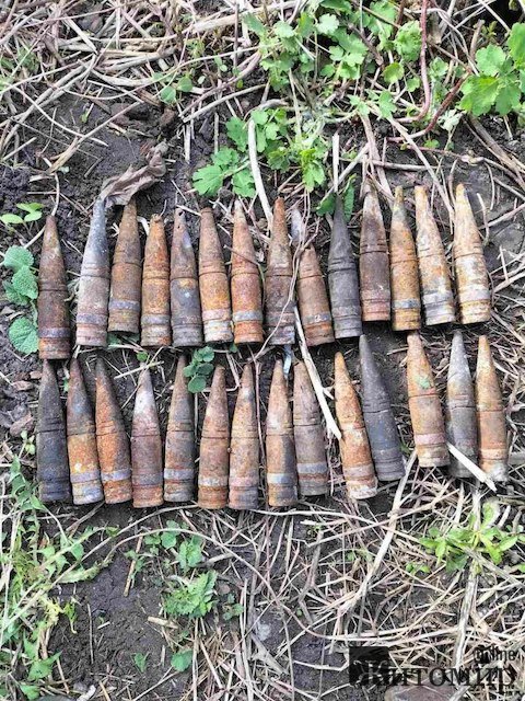 На Житомирщині сьогодні піротехніки знешкоджували боєприпаси На Житомирщині сьогодні піротехніки знешкоджували боєприпаси