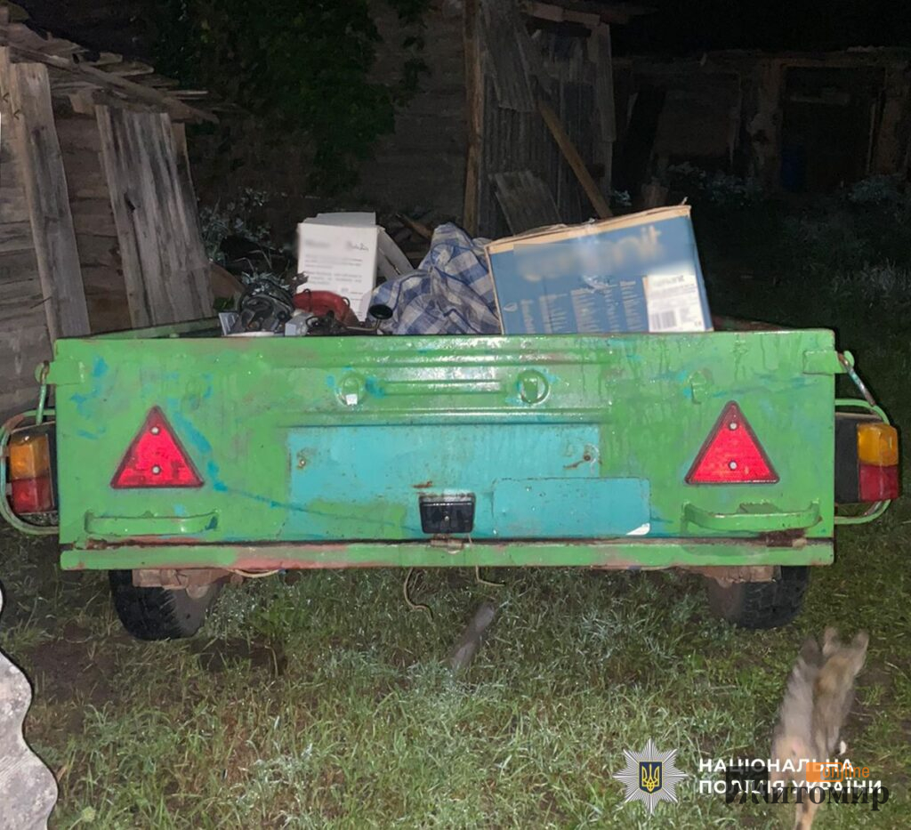 Вивезли викрадене майно автомобілем потерпілого: на Малинщині поліція розшукала підозрюваних у крадіжках. ФОТО - Події. Джерело: Zhitomir-OnLine Вивезли викрадене майно автомобілем потерпілого: на Малинщині поліція розшукала підозрюваних у крадіжках. ФОТО - фото №1