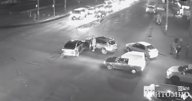 На перехресті Східної та Київської в Житомирі - ДТП