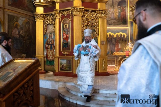Голова Житомирської обласної ради охрестив свого первістка. ФОТО Голова Житомирської обласної ради охрестив свого первістка. ФОТО