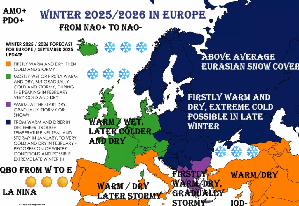 Зима 2025–2026 буде контрастною: науковці прогнозують рекордні морози та сильні снігопади - Україна, Інформація. Джерело: Zhitomir-OnLine Зима 2025–2026 буде контрастною: науковці прогнозують рекордні морози та сильні снігопади - фото №