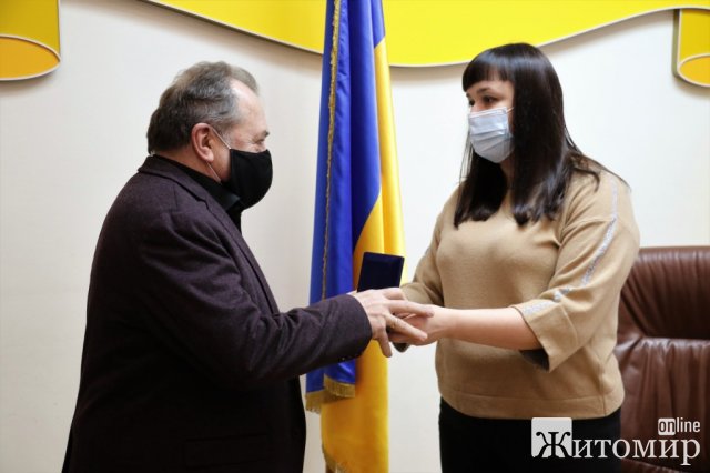 Ректору Житомирського медінституту вручили відзнаку. ФОТО