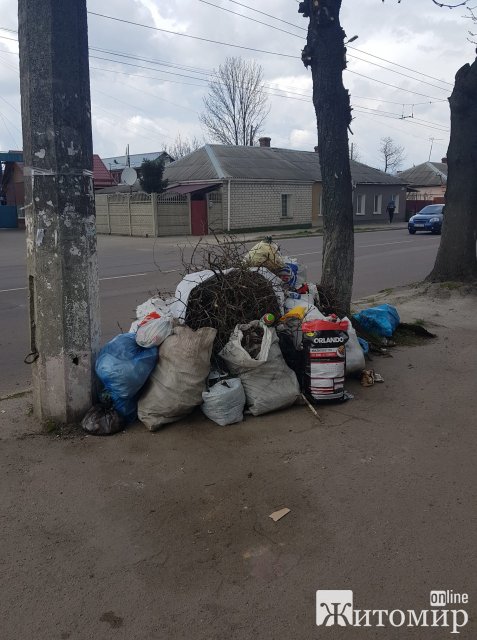 У Житомирі нова фірма по два тижні не вивозить сміття. ФОТО У Житомирі нова фірма по два тижні не вивозить сміття. ФОТО