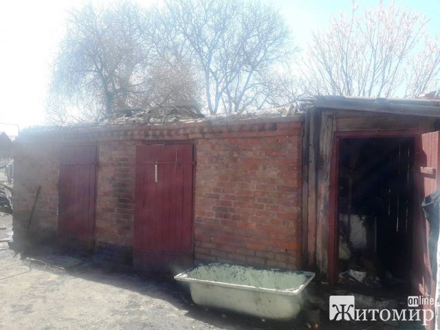 За добу вогнеборці ліквідували п’ять загорянь господарчих будівель в Житомирській області. ФОТО За добу вогнеборці ліквідували п’ять загорянь господарчих будівель в Житомирській області. ФОТО