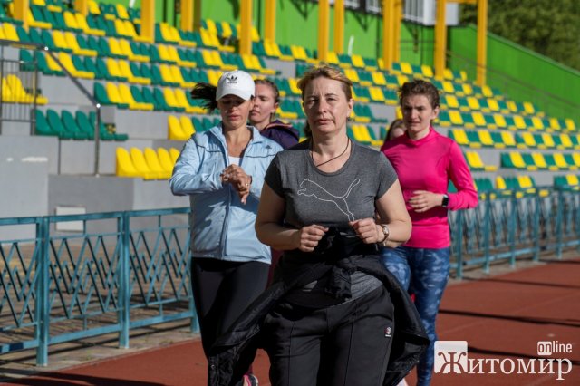 Містян запрошують долучитися до проєкту «Біжу Житомиром». ФОТО Містян запрошують долучитися до проєкту «Біжу Житомиром». ФОТО