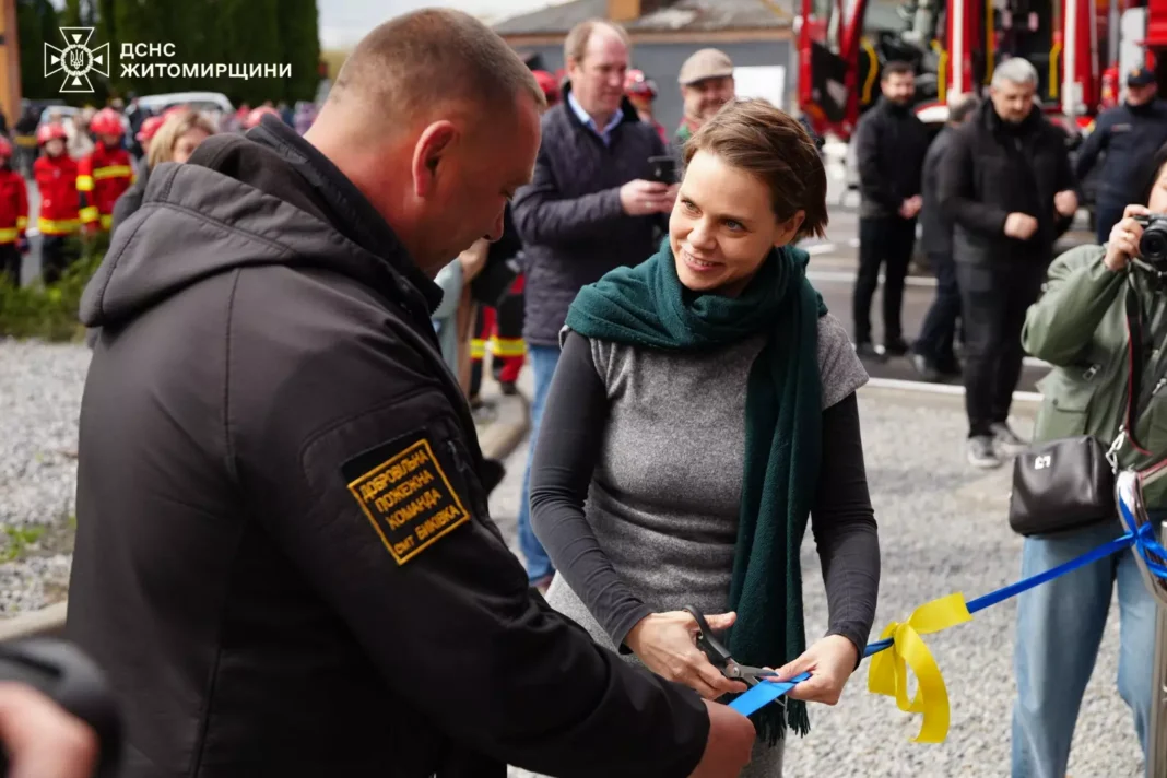 На Житомирщині відкрили сучасне пожежне депо