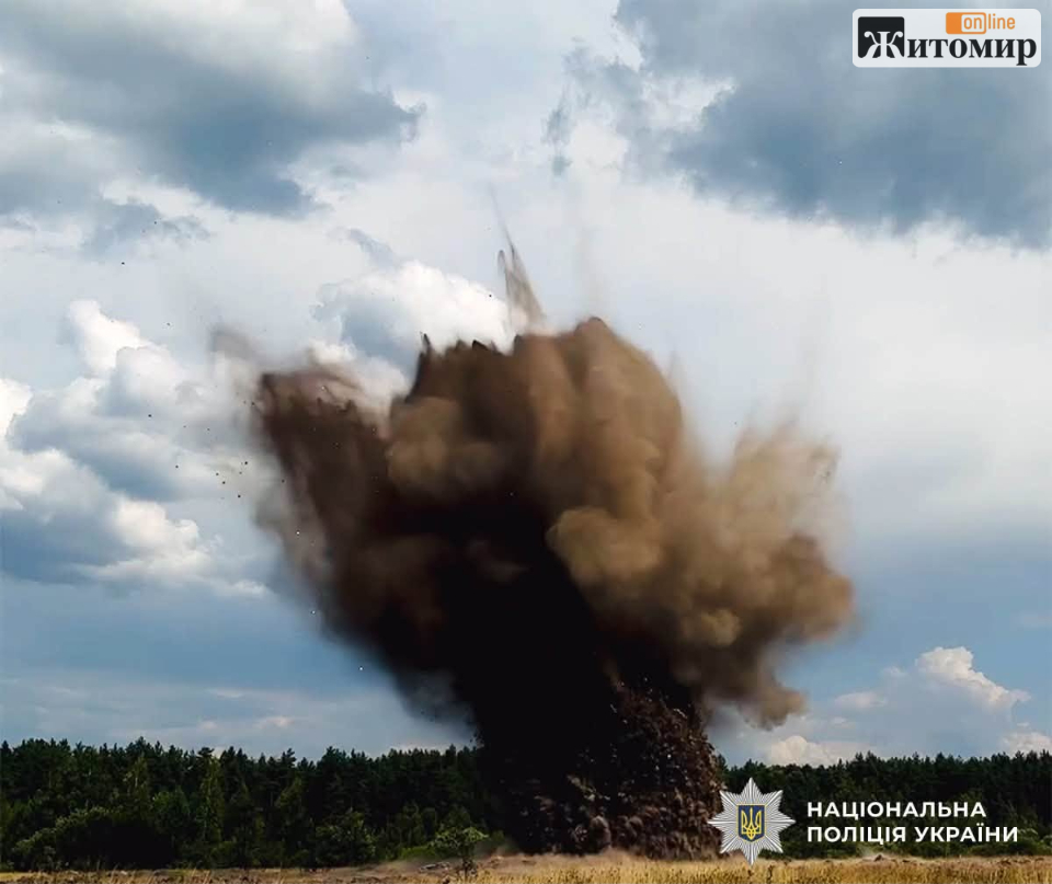 На Житомирщині після обстрілів сапери знищили бойову частину БпЛА - фото №1