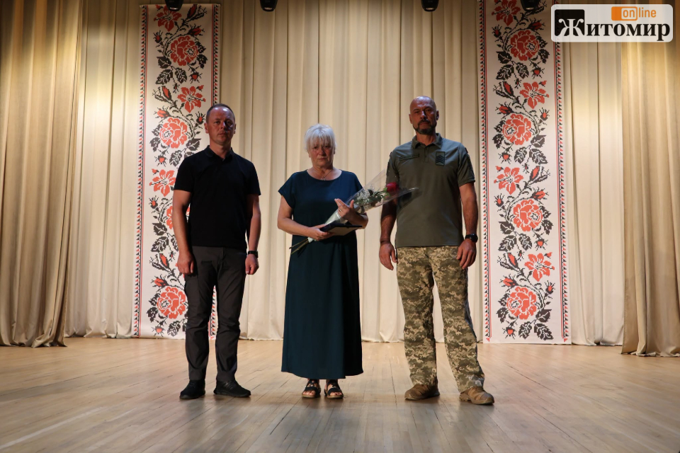 У Малині вручили державні та військові нагороди родинам полеглих Героїв