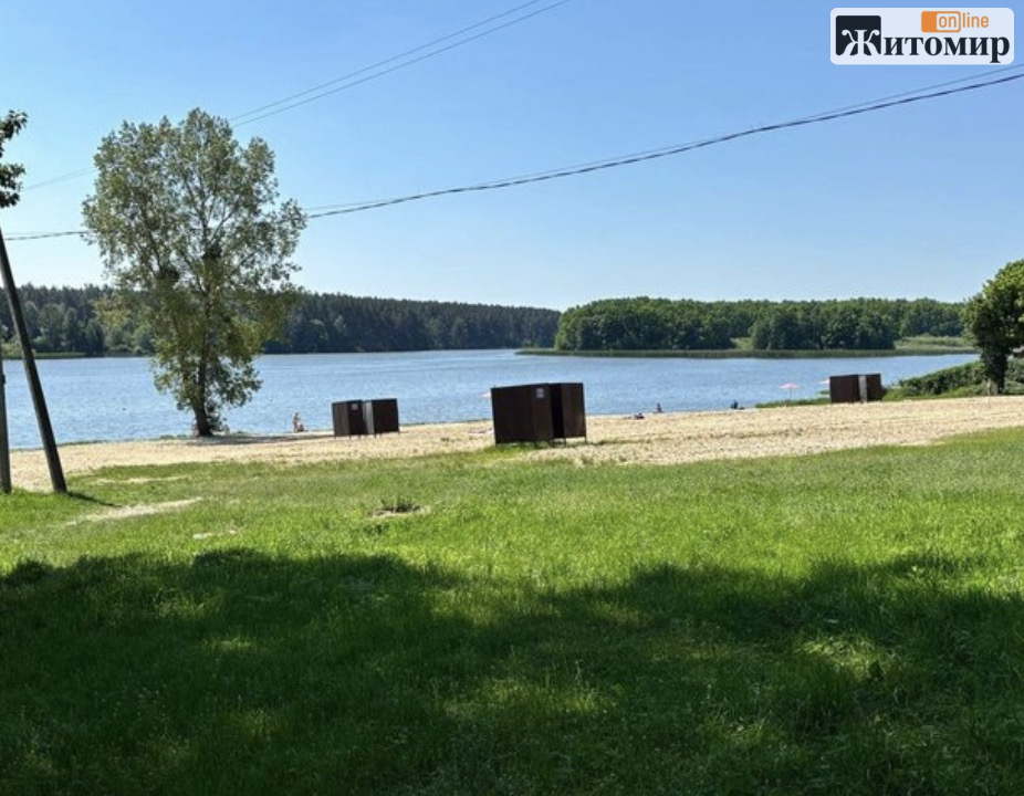 У Житомирі Тетерів прогрівся до +23°, але пляжі не пройшли перевірку