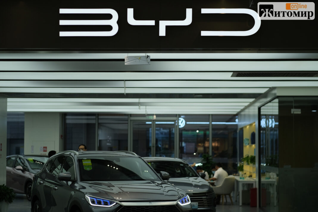 BYD EV retail store