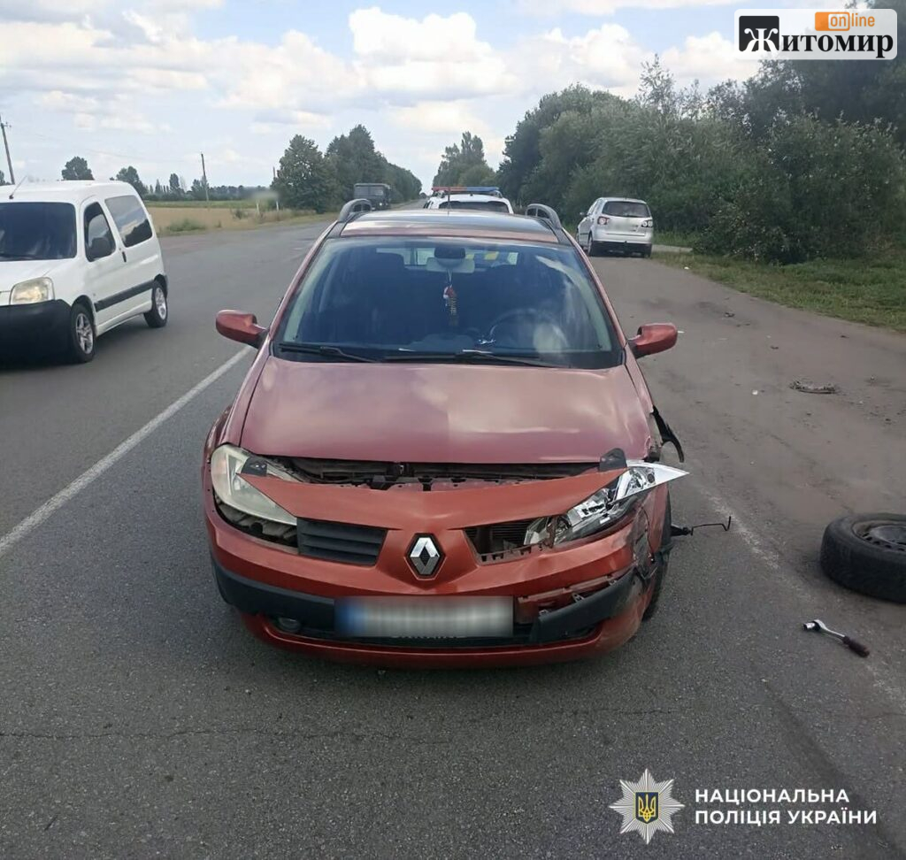 У Житомирському районі за добу в ДТП травмовано двох людей, серед них неповнолітня - фото №