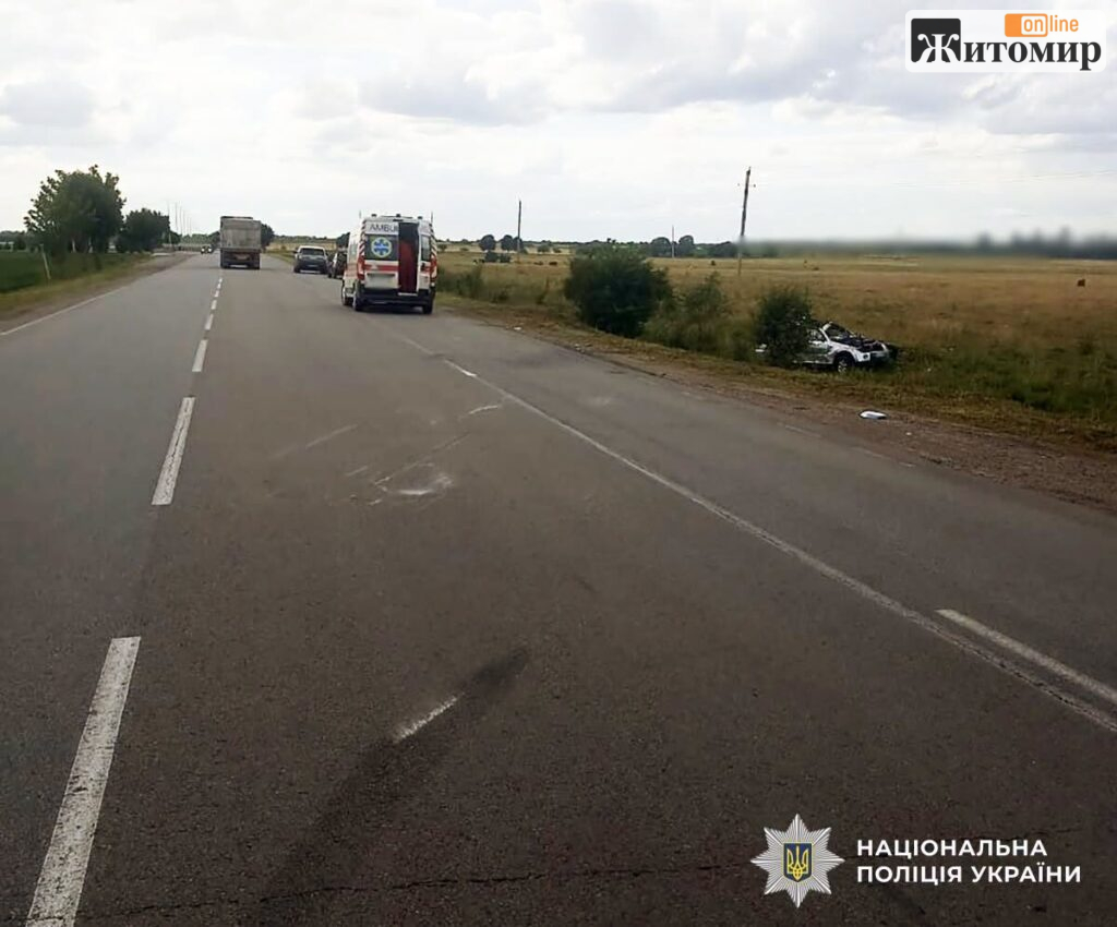 У Житомирському районі за добу в ДТП травмовано двох людей, серед них неповнолітня - фото №1