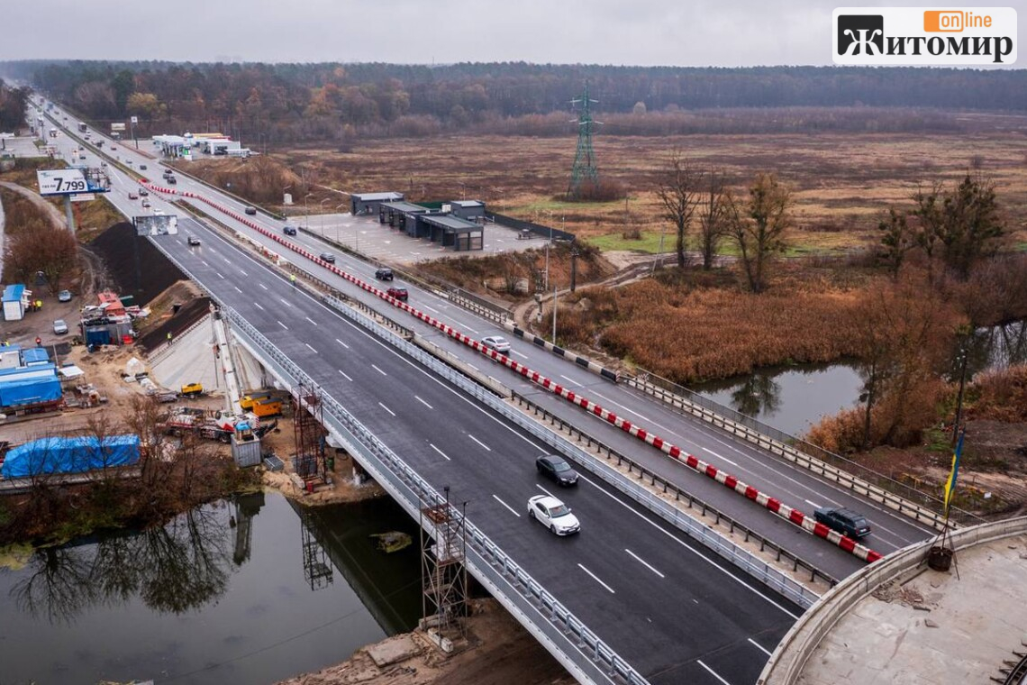 Житомирську трасу частково відкривають: рух до Києва і Житомира пустять однією смугою