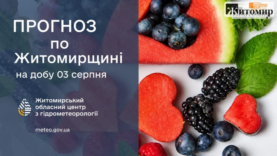 3 серпня на Житомирщині: