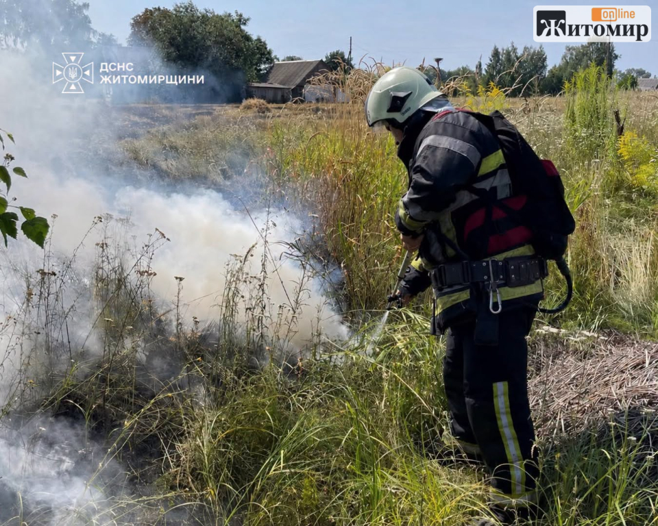 У Житомирському районі під час самостійного гасіння пожежі стерні 74-річна жінка отримала опіки - Події. Джерело: Zhitomir-OnLine У Житомирському районі під час самостійного гасіння пожежі стерні 74-річна жінка отримала опіки - фото №1