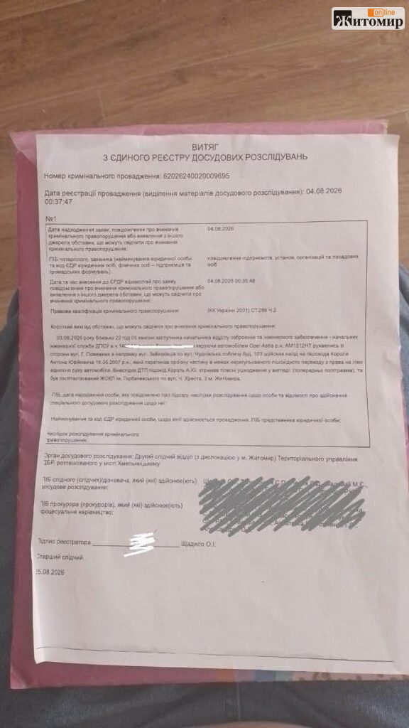 19-річний Антон помер після 20 днів у комі: його збили на переході біля Політеху в Житомирі - фото №2