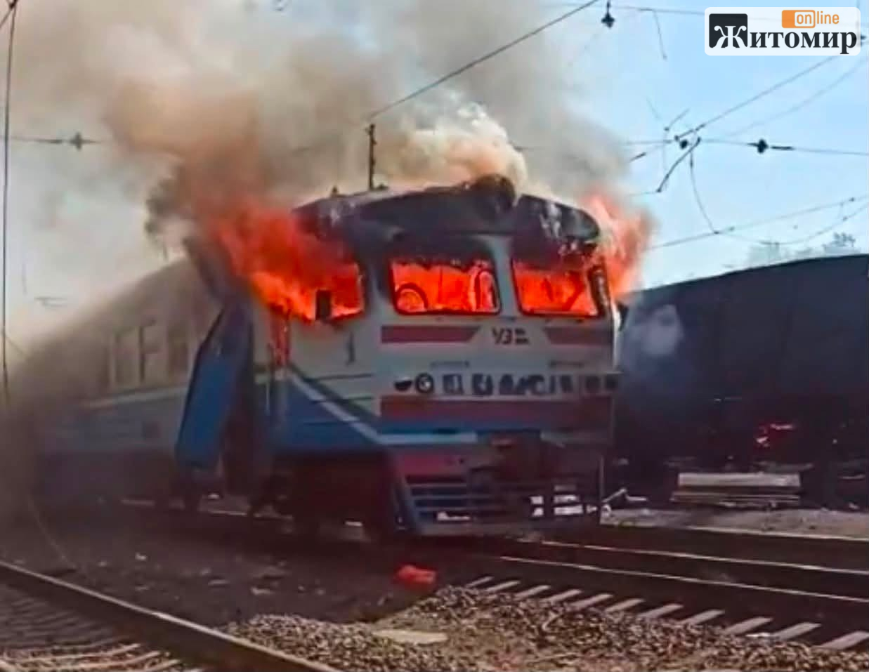 Ворог також вдарив дроном по потягу Лозова-Харків 23 серпня