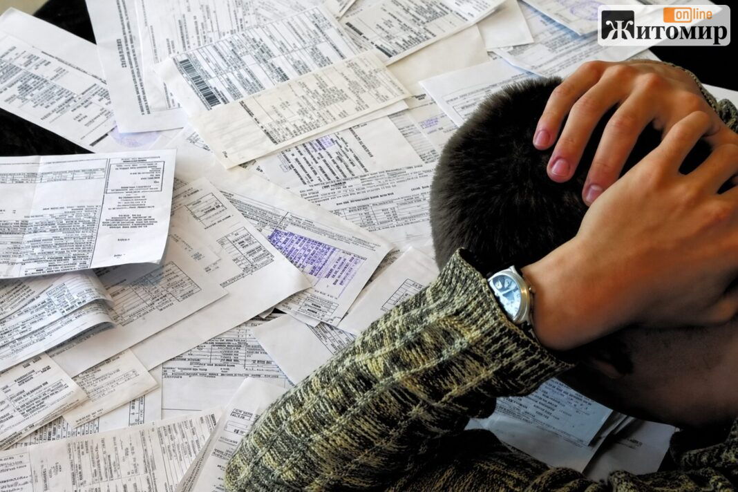 Житомирщина у рейтингу боргів за комунальні послуги в Україні Житомирщина у рейтингу боргів за комунальні послуги в Україні