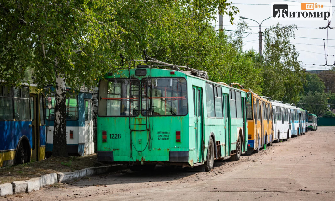 Житомирське ТТУ списує 7 тролейбусів та 3 трамваї Житомирське ТТУ списує 7 тролейбусів та 3 трамваї