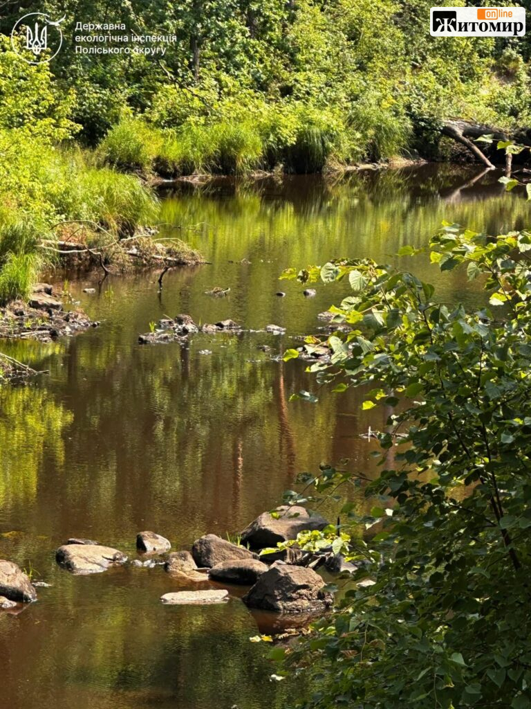 На Житомирщині перевірили інформацію про можливе обміління річки Уборть - фото №1